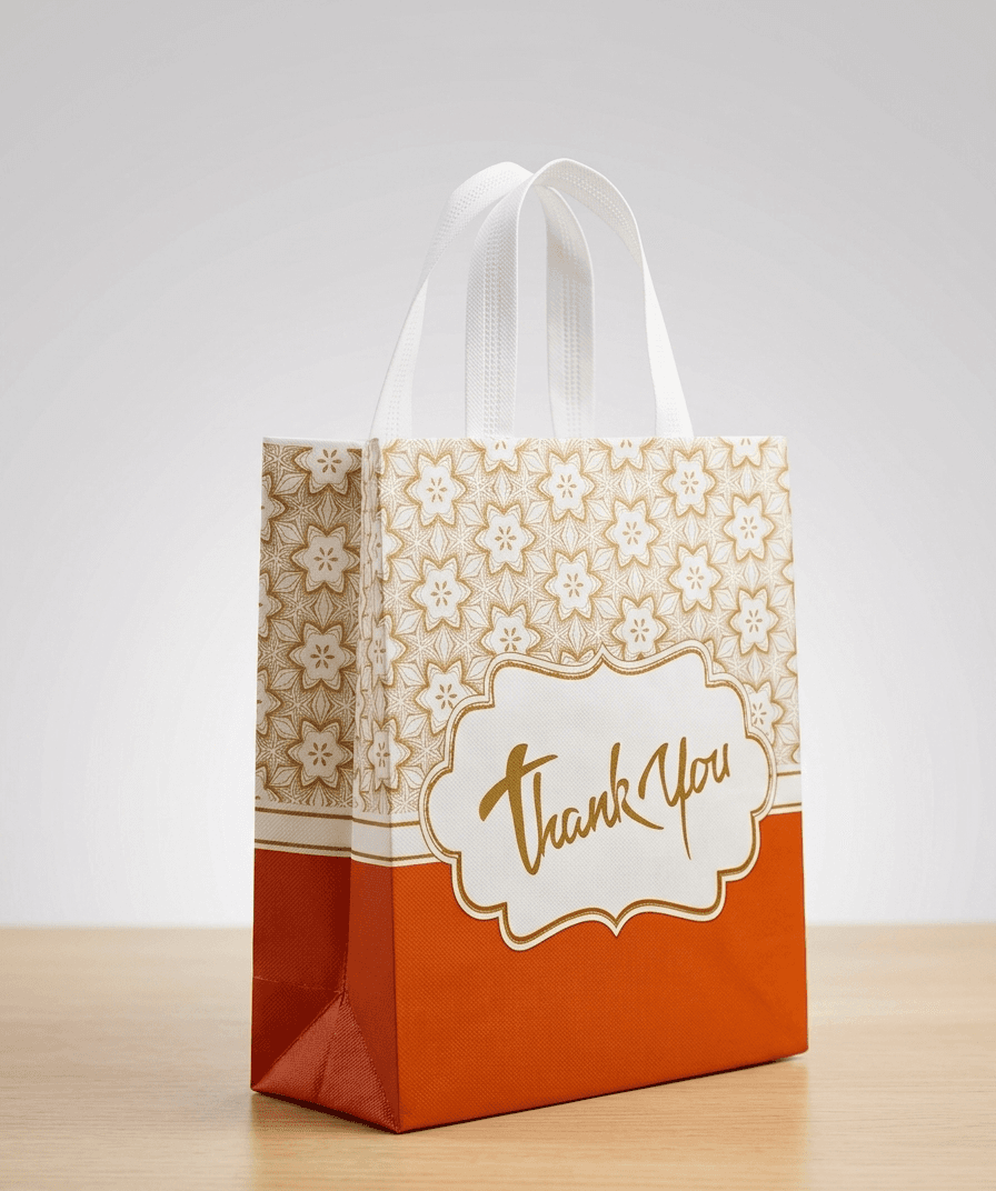Premium PVC Wedding Return Gift Bags (10x8.5x4 Inches) | Designer Large Size Gift Bags