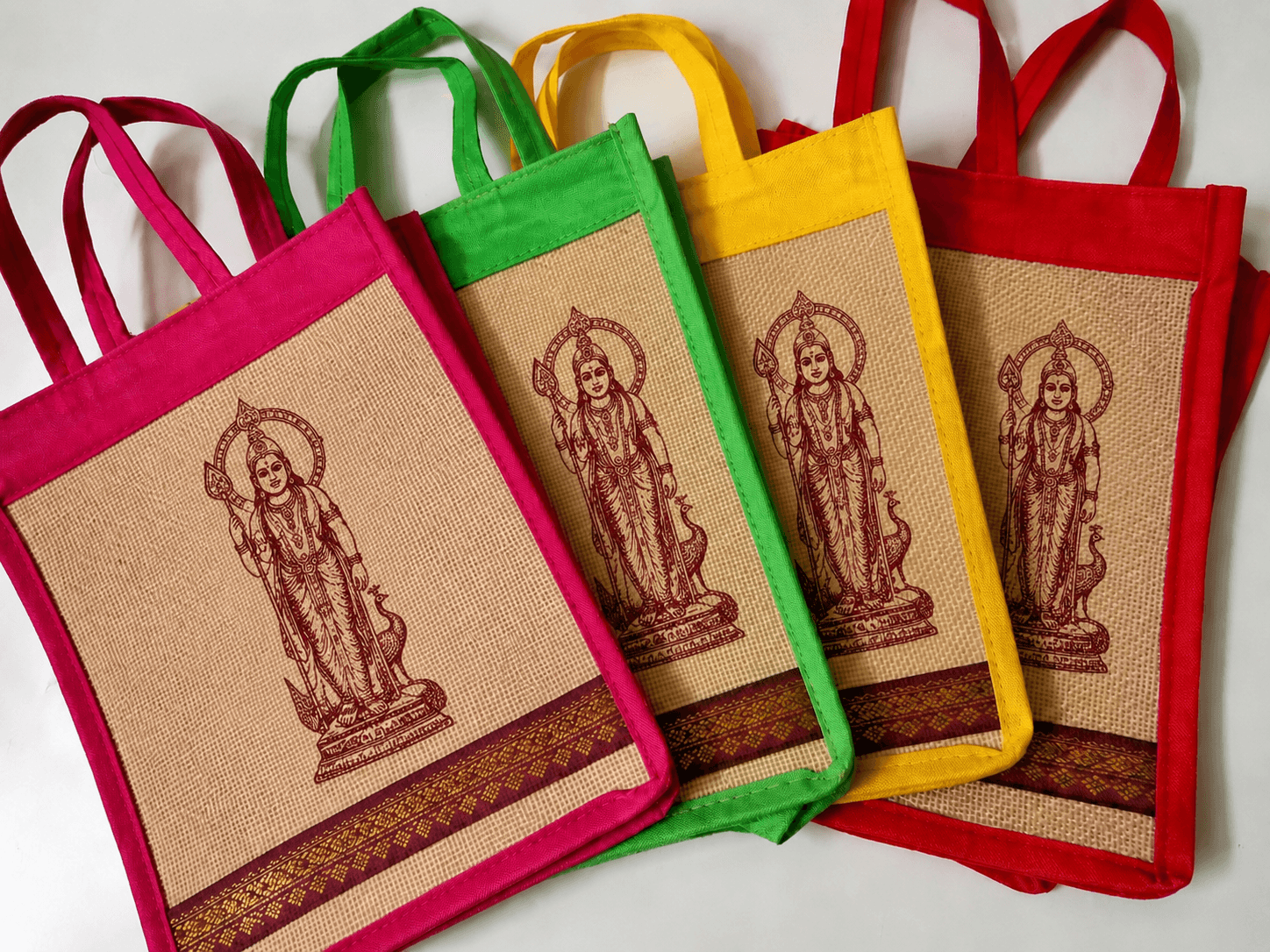 Premium Printed Jute Bag Set