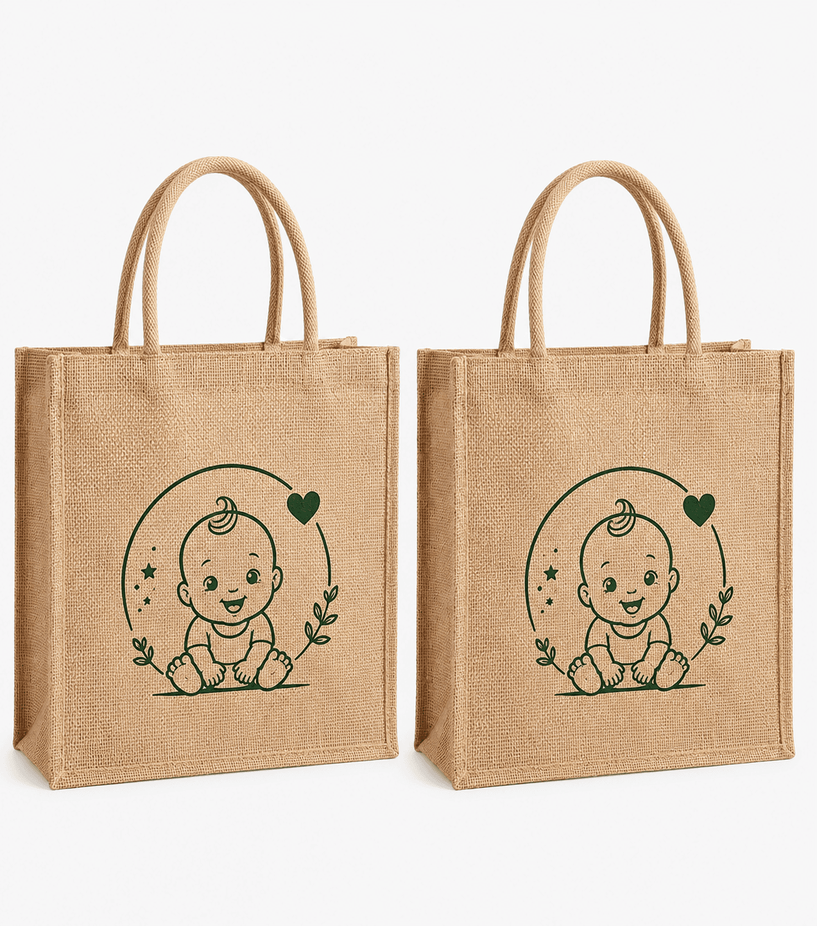 Premium Baby Printed Jute Bag