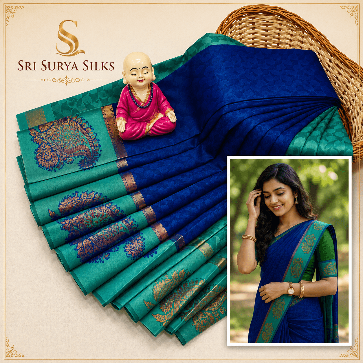 Nakshatra silk saree